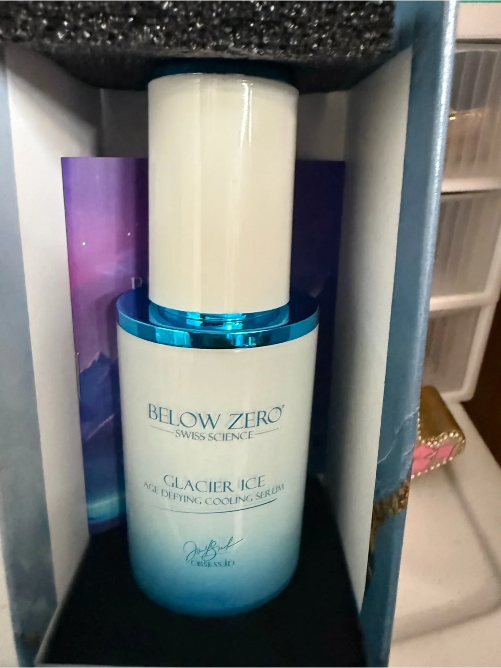 Below Zero Glacier Ice Cooling Serum - Blue